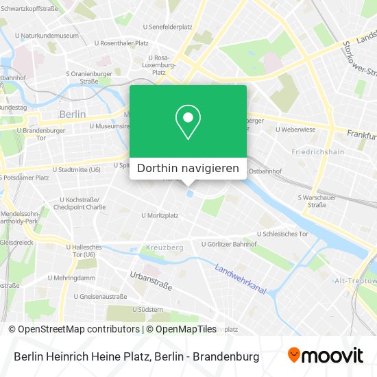 Berlin Heinrich Heine Platz Karte