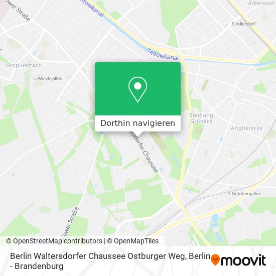 Berlin Waltersdorfer Chaussee Ostburger Weg Karte