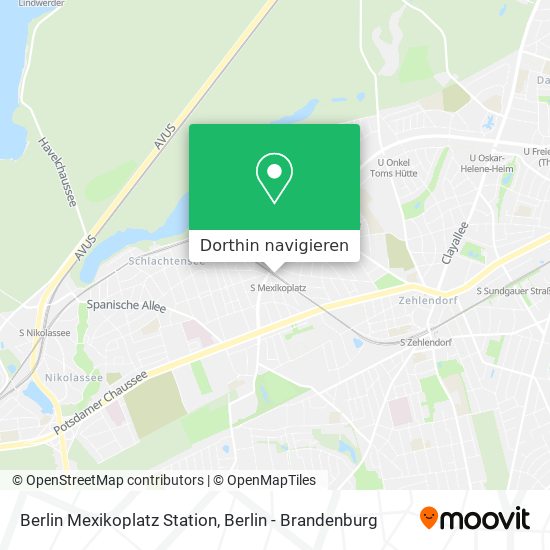 Berlin Mexikoplatz Station Karte