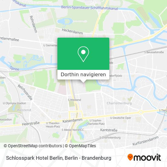 Schlosspark Hotel Berlin Karte