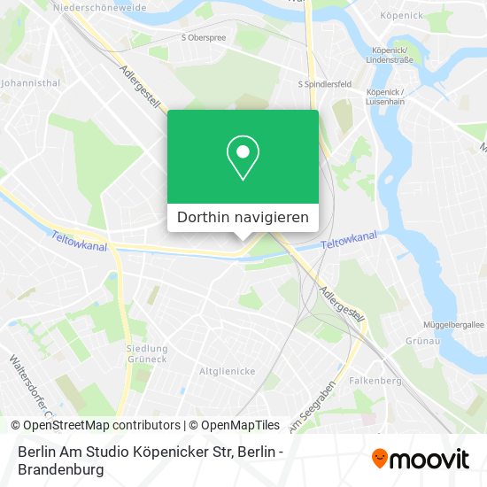 Berlin Am Studio Köpenicker Str Karte