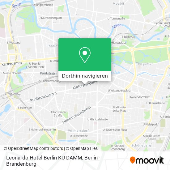 Leonardo Hotel Berlin KU DAMM Karte