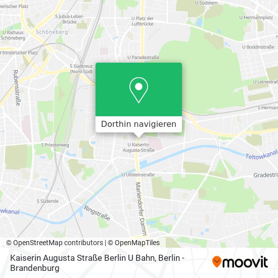 Kaiserin Augusta Straße Berlin U Bahn Karte