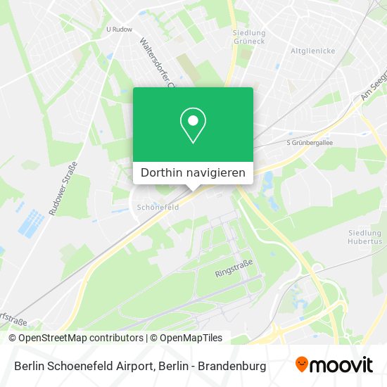 Berlin Schoenefeld Airport Karte