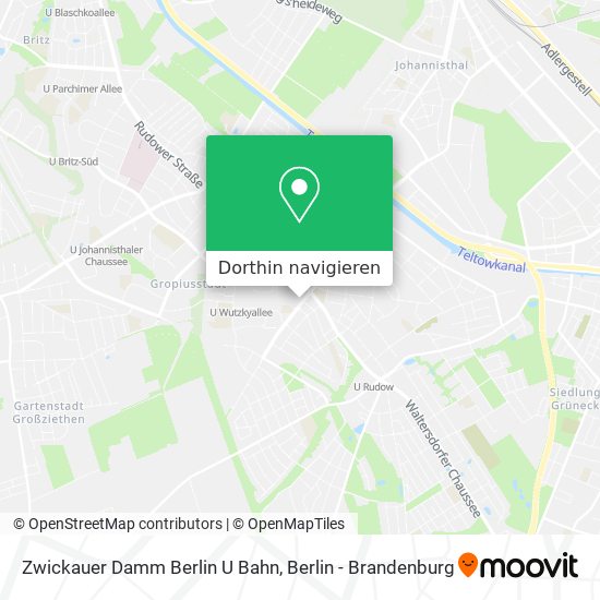 Zwickauer Damm Berlin U Bahn Karte