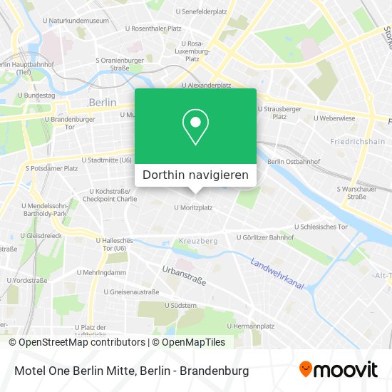 Motel One Berlin Mitte Karte