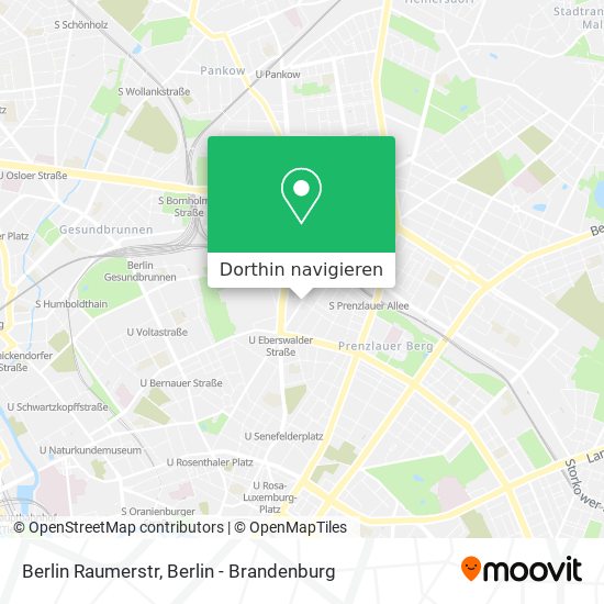 Berlin Raumerstr Karte