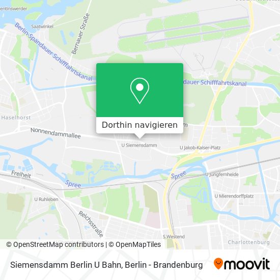 Siemensdamm Berlin U Bahn Karte