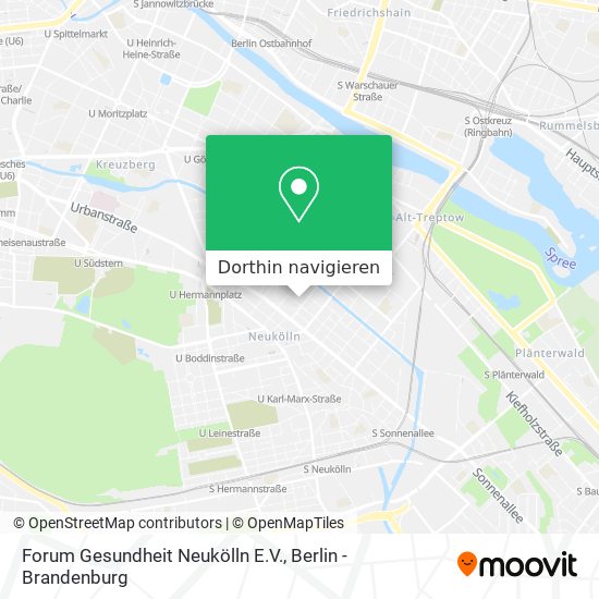 Forum Gesundheit Neukölln E.V. Karte