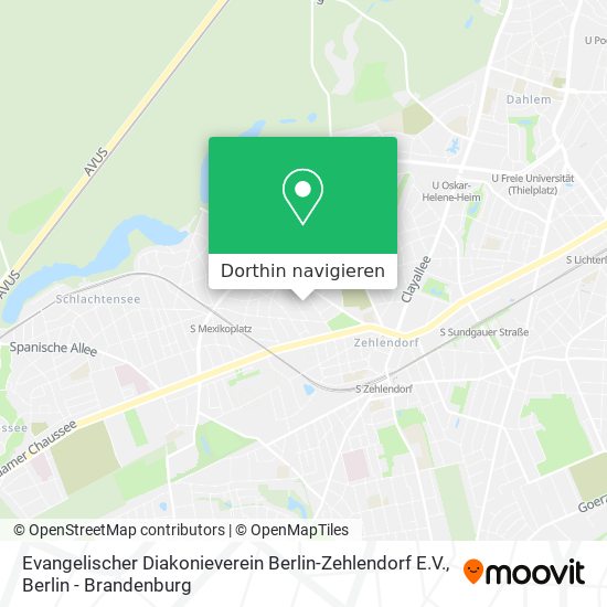 Evangelischer Diakonieverein Berlin-Zehlendorf E.V. Karte