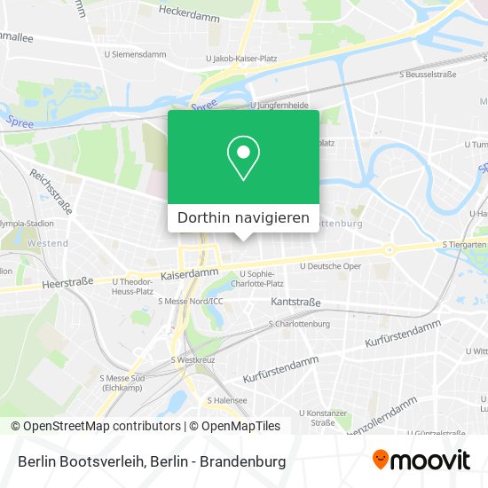 Berlin Bootsverleih Karte