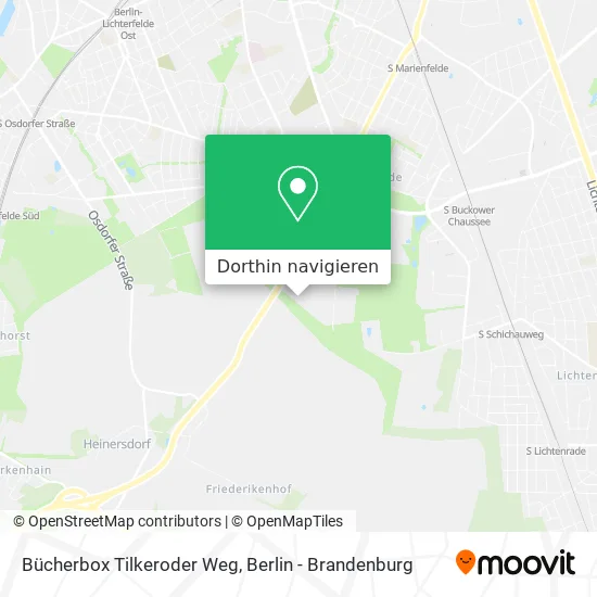 Bücherbox Tilkeroder Weg Karte