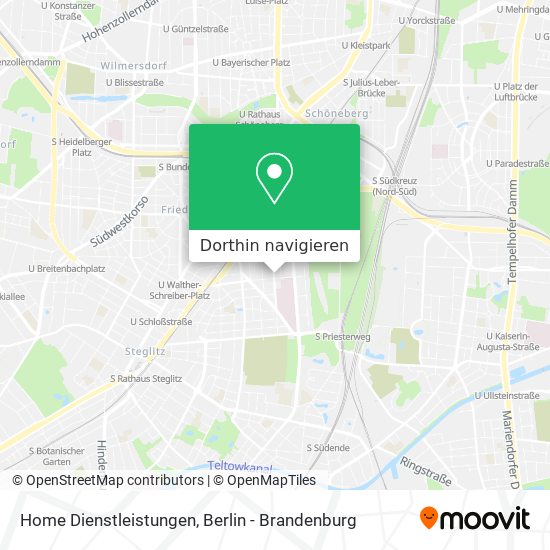 Home Dienstleistungen Karte