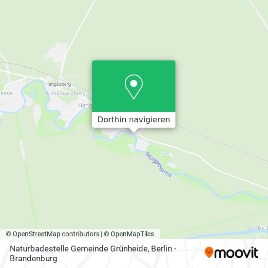Naturbadestelle Gemeinde Grünheide Karte