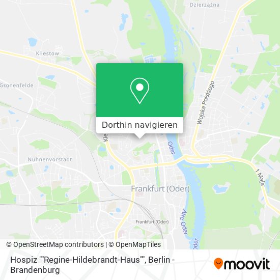 Hospiz ""Regine-Hildebrandt-Haus"" Karte