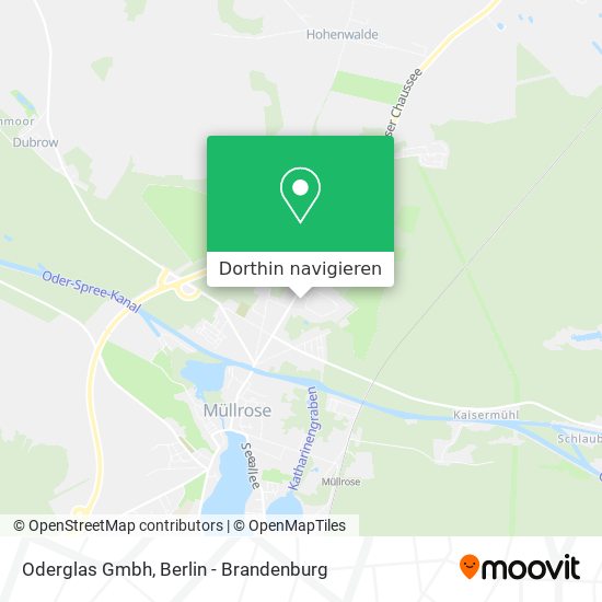 Oderglas Gmbh Karte