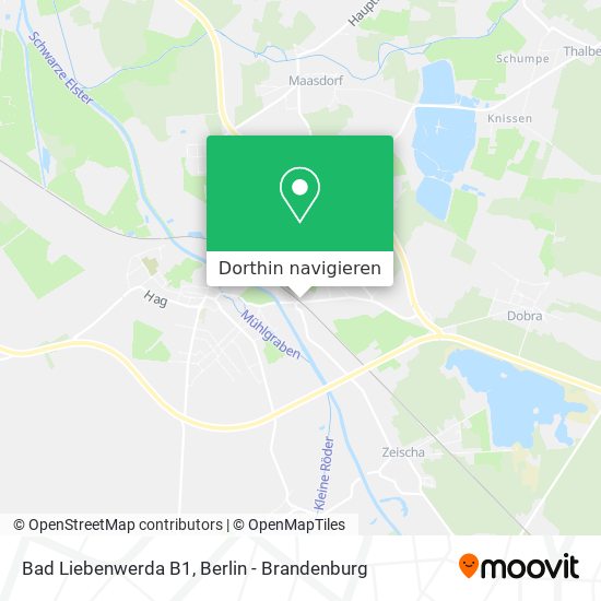 Bad Liebenwerda B1 Karte