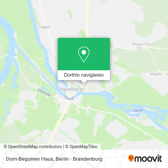 Dom-Beguinen Haus Karte