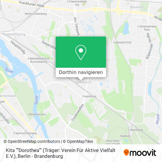 Kita ""Dorothea"" (Träger: Verein Für Aktive Vielfalt E.V.) Karte