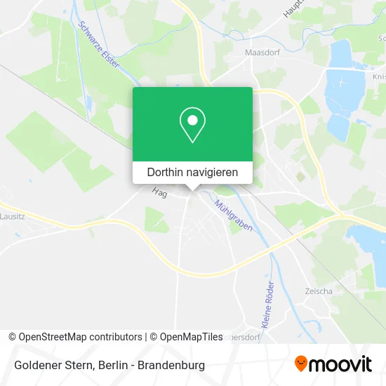 Goldener Stern Karte