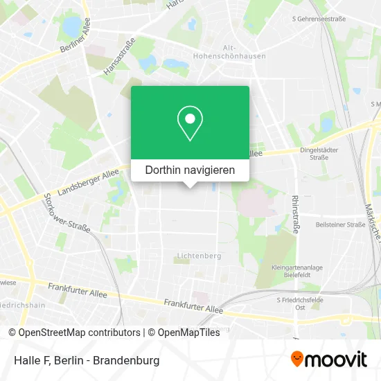 Halle F Karte