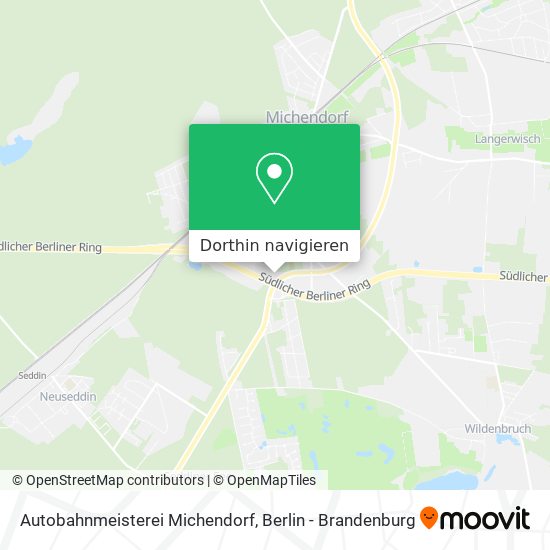 Autobahnmeisterei Michendorf Karte