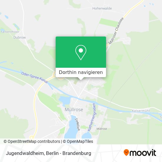 Jugendwaldheim Karte