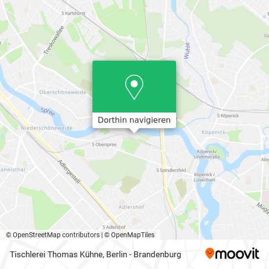 Tischlerei Thomas Kühne Karte