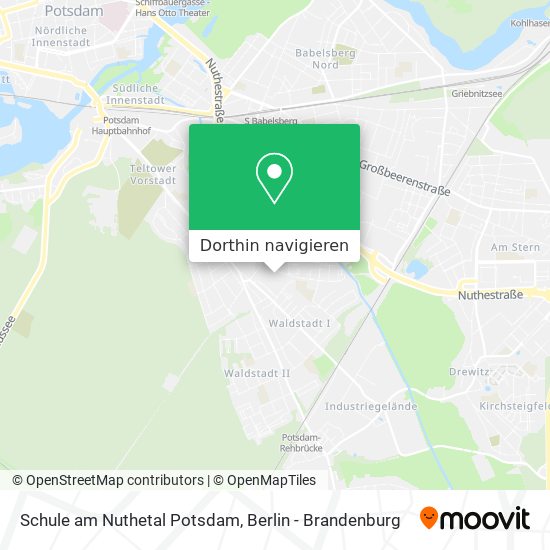 Schule am Nuthetal Potsdam Karte