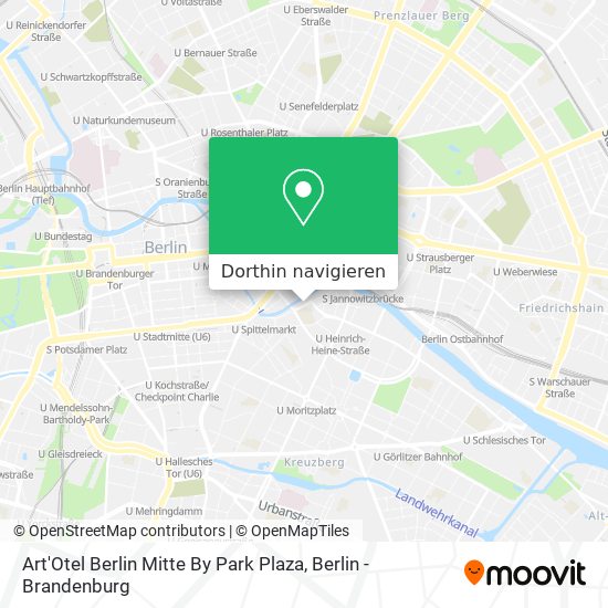 Art'Otel Berlin Mitte By Park Plaza Karte