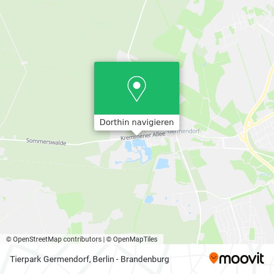 Tierpark Germendorf Karte