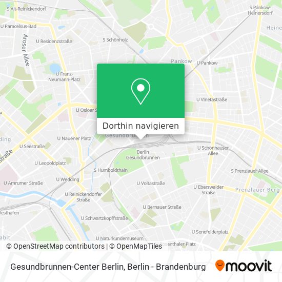 Gesundbrunnen-Center Berlin Karte