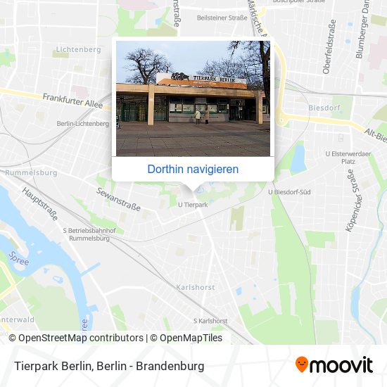 Tierpark Berlin Karte