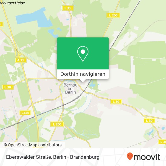 Eberswalder Straße Karte