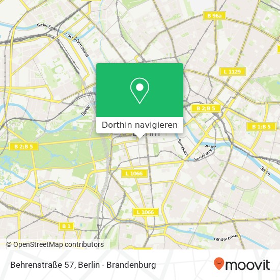Behrenstraße 57 Karte