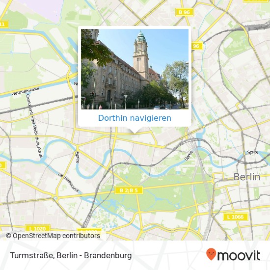 Turmstraße Karte