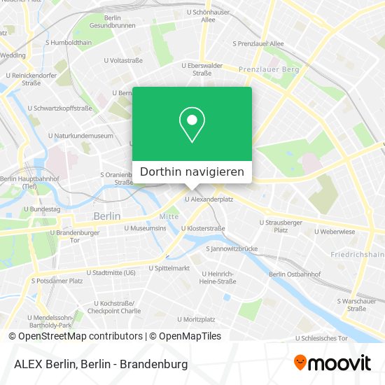 ALEX Berlin Karte