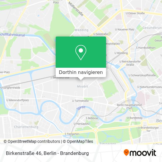 Birkenstraße 46 Karte