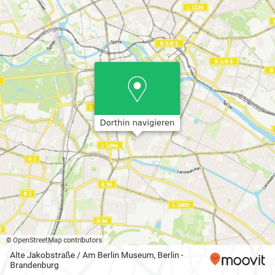Alte Jakobstraße / Am Berlin Museum Karte