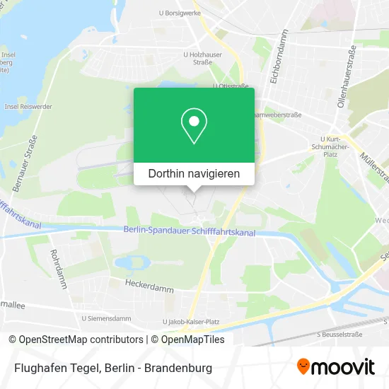 Flughafen Tegel Karte