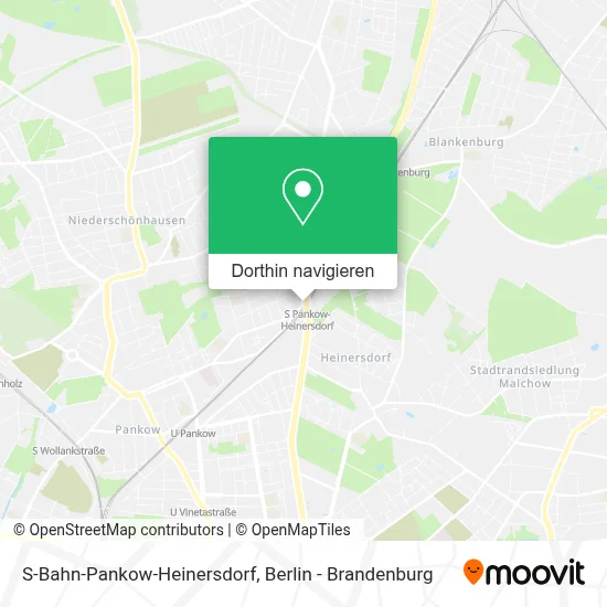 S-Bahn-Pankow-Heinersdorf Karte
