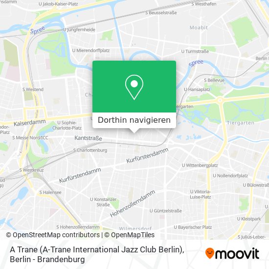 A Trane (A-Trane International Jazz Club Berlin) Karte