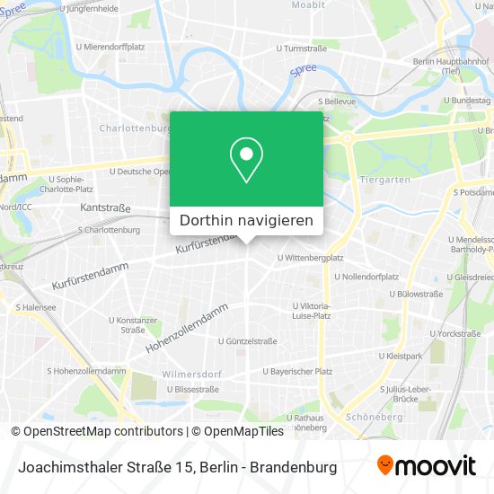 Joachimsthaler Straße 15 Karte