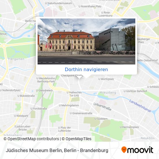 Jüdisches Museum Berlin Karte