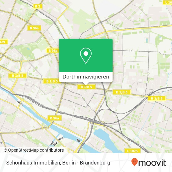 Schönhaus Immobilien Karte