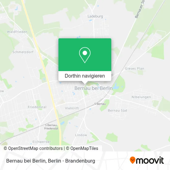 Bernau bei Berlin Karte