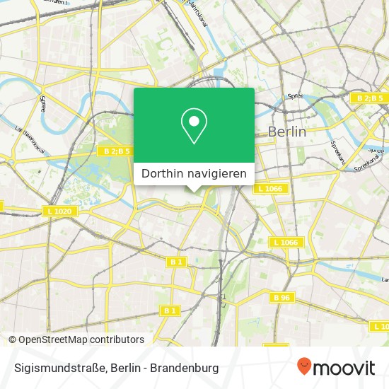 Sigismundstraße Karte