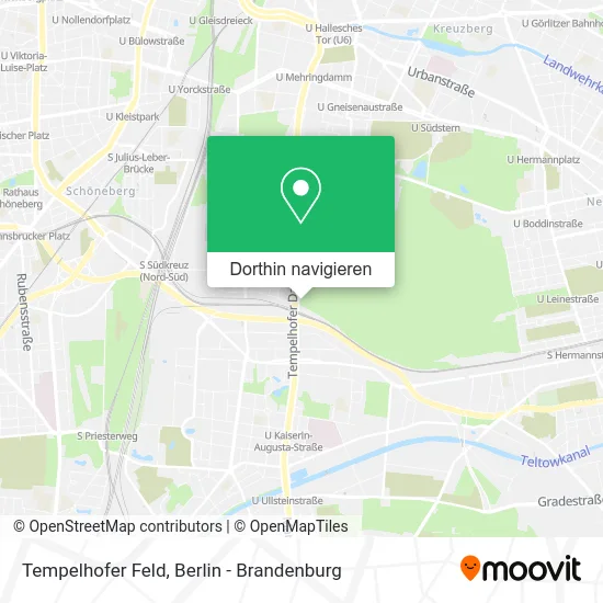 Tempelhofer Feld Karte