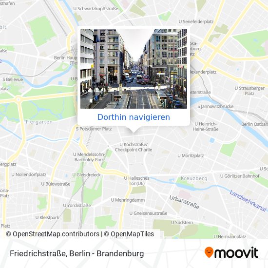 Friedrichstraße Karte