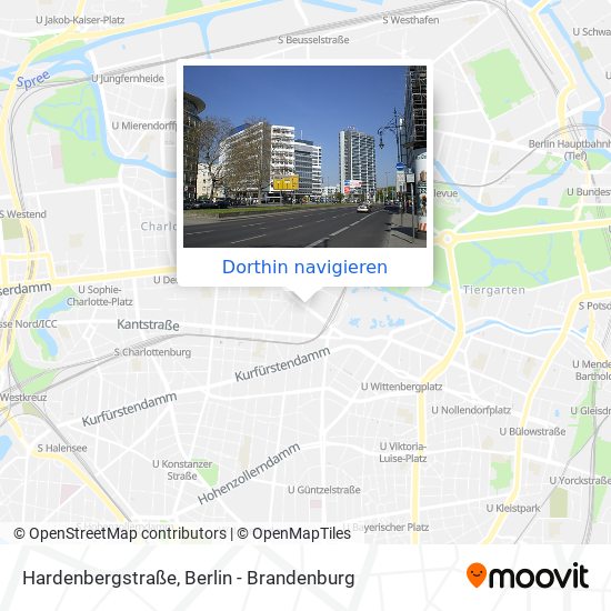 Hardenbergstraße Karte